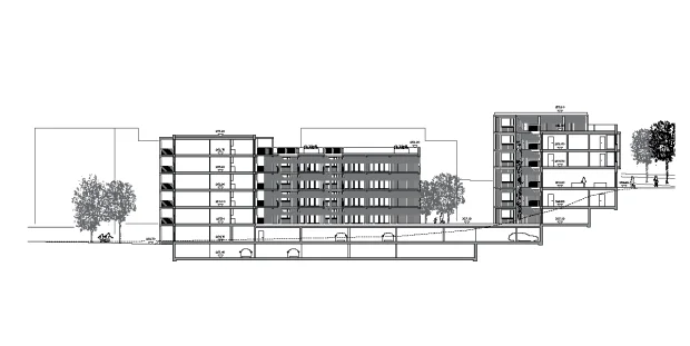 132 Schnitt A Cluster West